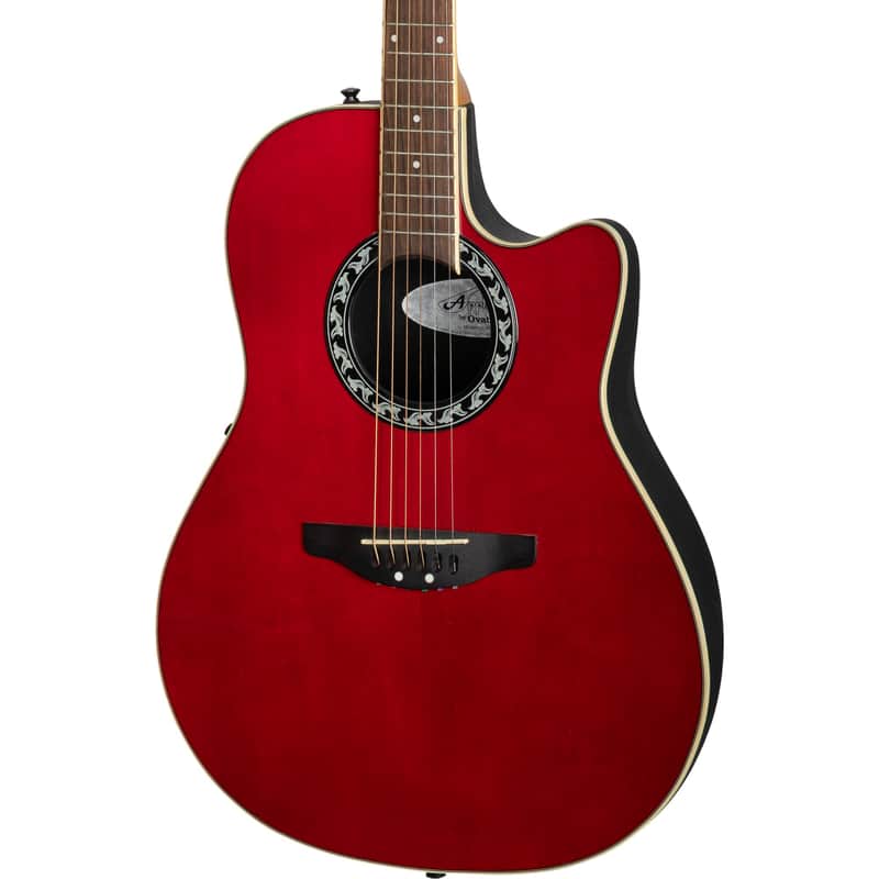 Ovation Applause AE128 Acoustic Electric Guitar - Ruby Red image 1