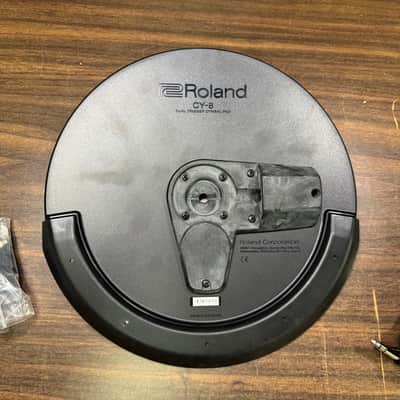Roland CY-8 Dual Trigger V-Drum Cymbal Pad w/Rotation Stopper & Cable - K3K5410 image 5