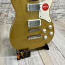 Squier #0377025578 - Limited Edition Paranormal Troublemaker Telecaster Deluxe, Laurel Fingerboard, Parchment Pickguard, Aztec Gold
