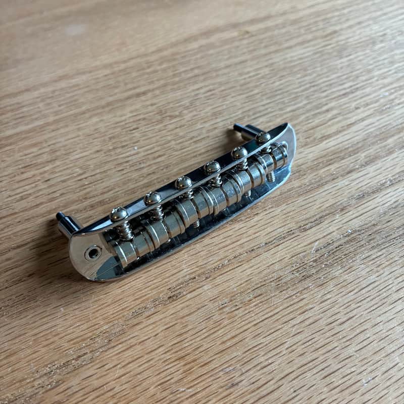 Fender 770-9942-049 American Professional Jaguar / Jazzmaster Bridge Assembly 2017 - Present - Nickel image 1