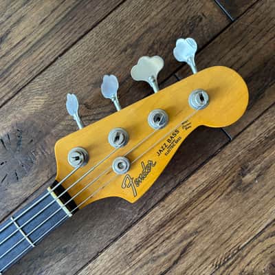 1992 Fender JB-62 Jazz Bass 1962 Reissue MIJ Sunburst Fujigen Japan image 9