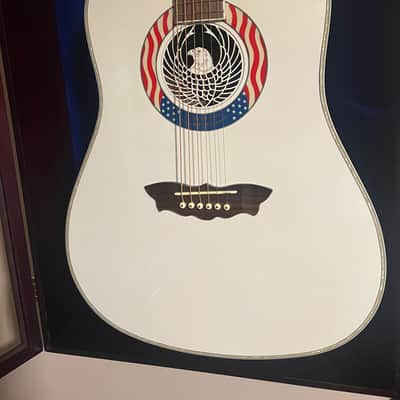 Washburn D2001PWH Patriot 2002 - Pearl White image 2