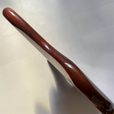 Glossy Brown 6 String Bass Basswood Body image 5