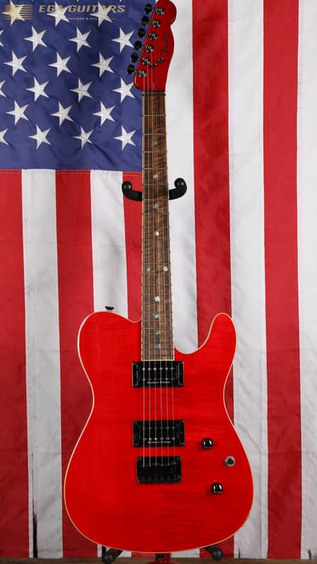 Fender Special Edition Custom Telecaster FMT HH - Crimson Red Transparent image 1