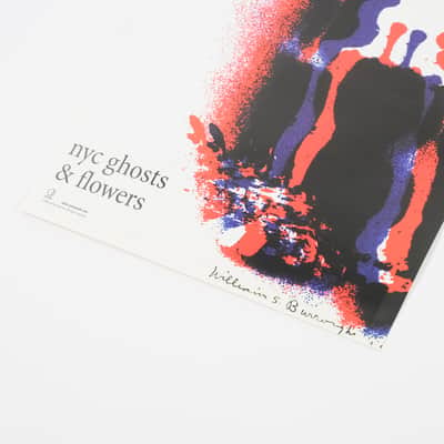 Sonic Youth Nyc Ghosts and Flowers Poster 11"x17" Owned by Sonic Youth image 3