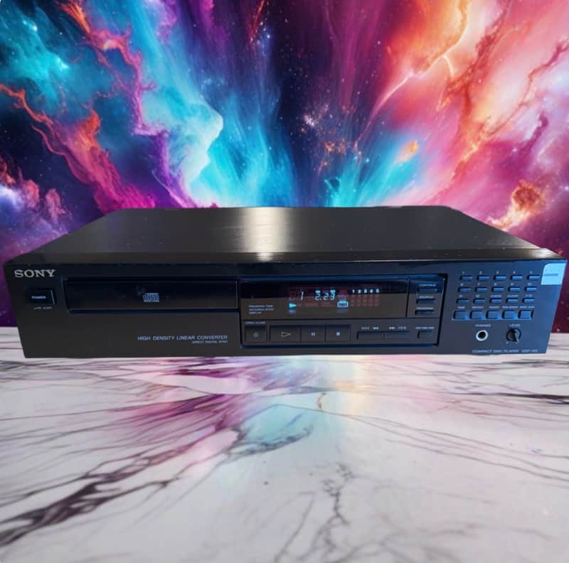 Sony CDP-195 Compact Disc Player Tested Working Vintage CD Player New Belts🔥🎶 image 1