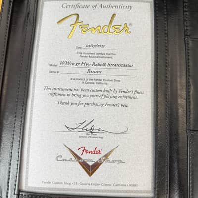 *NEW* Fender Custom Shop Wildwood 10 1957 Stratocaster - Heavy Relic image 11