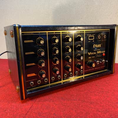 1976-Evans MA-100 Deluxe Vocal Mixer with large reverb tank image 2