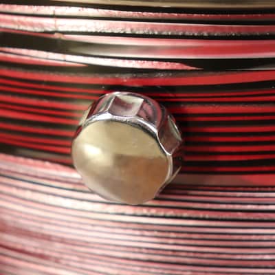 Tempro Pro 5.5x14" Snare Drum Red Strata MIJ Vintage 1970's image 3
