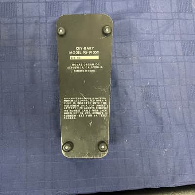 Thomas Organ Cry Baby Model 95-910511 Wah Guitar Pedal for Parts or Repair image 6