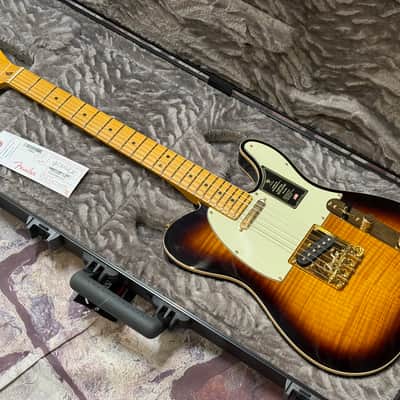 Fender American Professional II Custom 75th Anniversary Telecaster 2 Color Sunburst New Unplayed Auth Dlr 8lb6oz #893 image 5