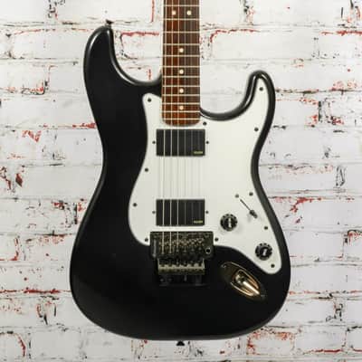 Squier - 2020 Contemporary Active Stratocaster Electric Guitar - Flat Black - w/Bag USED