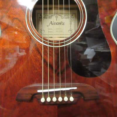 Alvarez AF-60CK Acoustic/Electric Guitar w/ Original Case image 3
