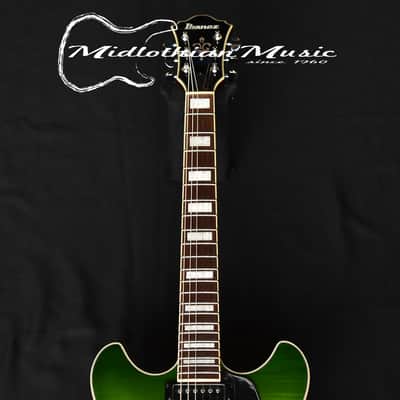 Ibanez Artcore AS73FM Semi-Hollow Electric Guitar - Green Valley Gradiation Finish image 3