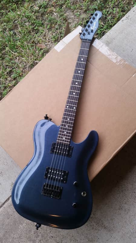 Fender Squier Set Neck Telecaster MIK Metallic Blue | Reverb