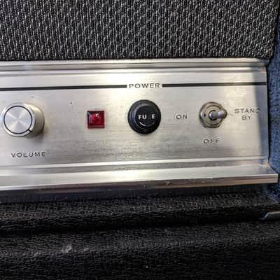Lafayette/Univox 1235 6L6 25w 1x15” Guitar/Bass Piggyback Head & Cab Amplifier, 8 Ohm image 3