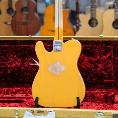 FENDER 50s Vibra Tele Heavy Relic Aged Butterscotch Blonde image 4