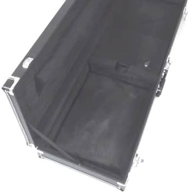 Baritone Guitar Case Fits Fender Jaguar Short Scale Bass Univox Hi-Flyer EGC-200 BAR Black image 1