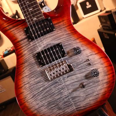 PRS SE Custom 24-08 Electric Guitar - Charcoal Cherry Burst 5785 image 8