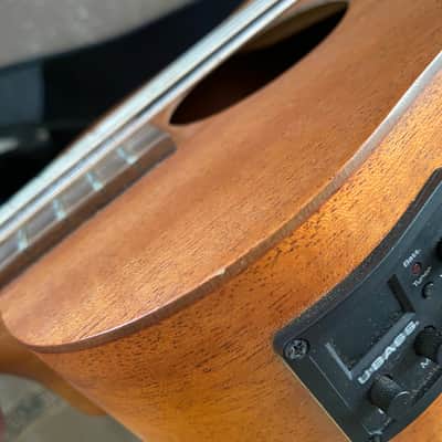 Kala Bakithi Kumalo Signature Acoustic-Electric U•BASS UBASS-BAKITHI-FS - Mahogany image 4
