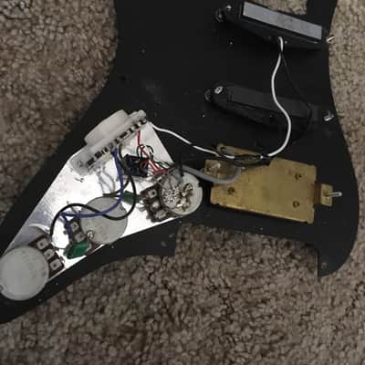 Kramer Focus 3000 Pickguard 1985 Black image 2