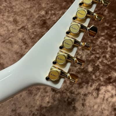 Jackson USA Randy Rhoads Tribute Edition Vintage Tremolo -White w/Blk Pin Stripe- [GSB019] image 13