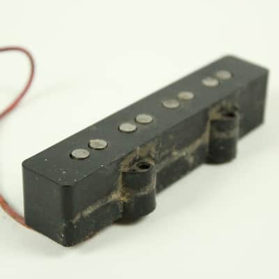 1974 Vintage Fender Jazz Bass Single-Coil NECK Pickup 7.75k Reading USA 1970s image 2