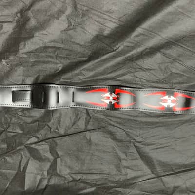 LM LS-SPYDER 2" Leather Screen Spider Guitar Strap Belt-weight NEW image 2