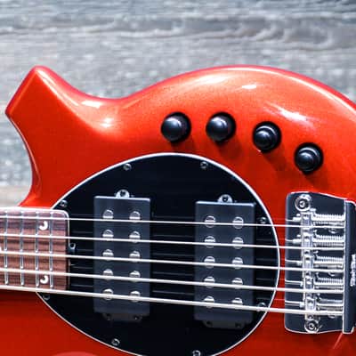 Ernie Ball Music Man Bongo 5 HH Blood Orange 5-String Electric Bass w/Case #K05118 image 7