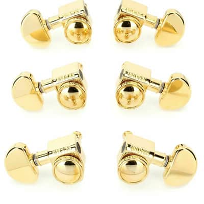 Grover 502G Rotogrip Locking Rotomatic Tuners 3 +3 Gold Finish image 5