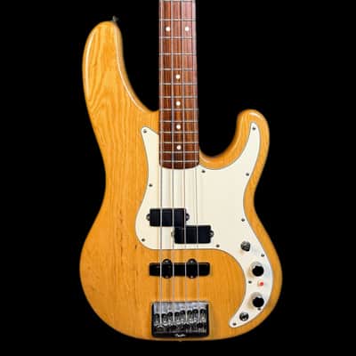 1989 Fender USA Longhorn Precision Bass Plus in Natural image 1