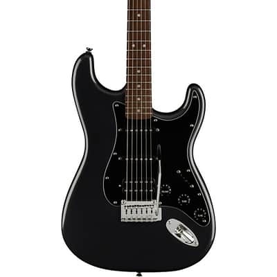 Squier Affinity Series Stratocaster HSS Electric Guitar Pack, Laurel Fingerboard, Charcoal Frost Metallic, Gig Bag, 15G - 120V TGF33 image 2