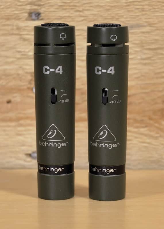Behringer C4 Studio Condenser Microphone Pair "Excellent Condition" image 1