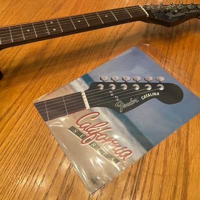 1983-1992 Fender Catalina II - California Series - Made in Korea - Black image 4