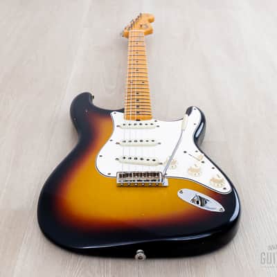 Fender Custom Shop Postmodern Stratocaster Journeyman Relic Bleached Three-Tone Sunburst image 8