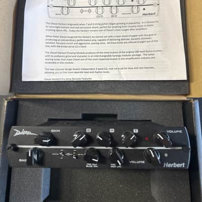 Synergy Synergy Diezel Herbert Dual-Channel Tube Preamp Module 20 - Black image 2