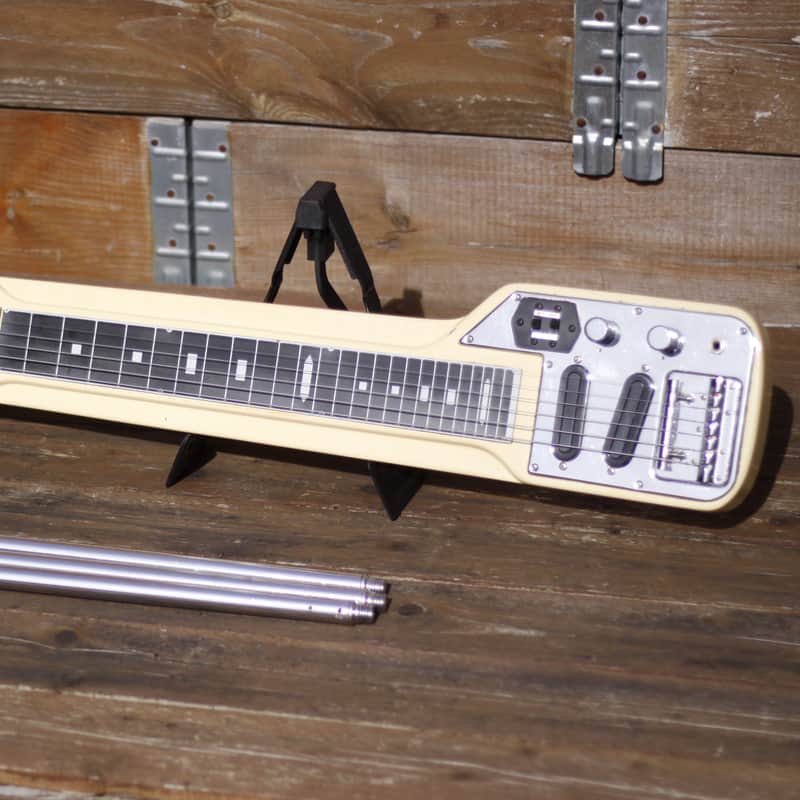 Guyatone HG-306C Steel Guitar 1960's - Vintage White image 1