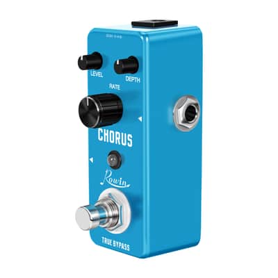 Rowin Analog Chorus Guitar Pedal, BBD Circuit Pure Ensemble Chorus Effect, True Bypass Mini Pedal for Electric Guitar & Bass image 3