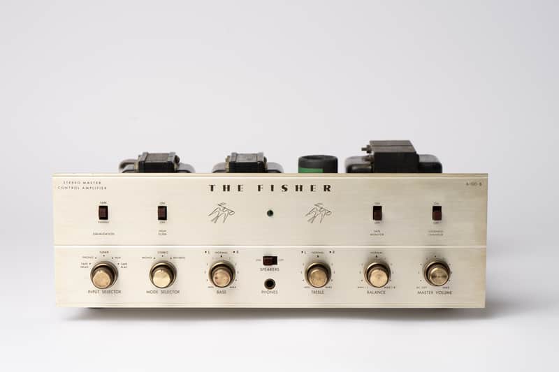 Fisher X-100-B Stereo Integrated Tube Amplifier - EX Working w/ orig Manuals image 1