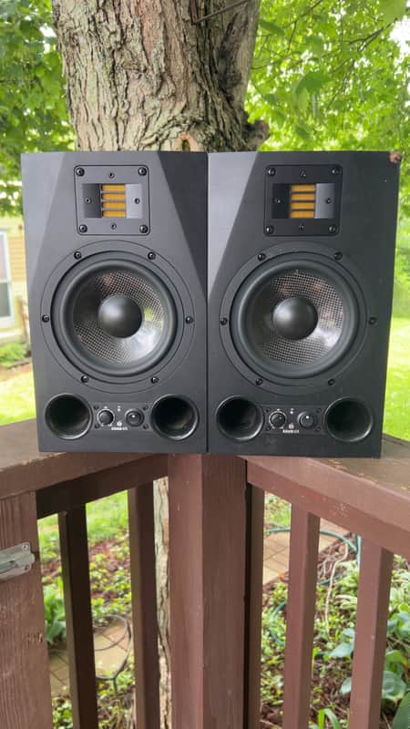 ADAM Audio A7X Active Nearfield Monitors (Pair) 2010s - Black image 1
