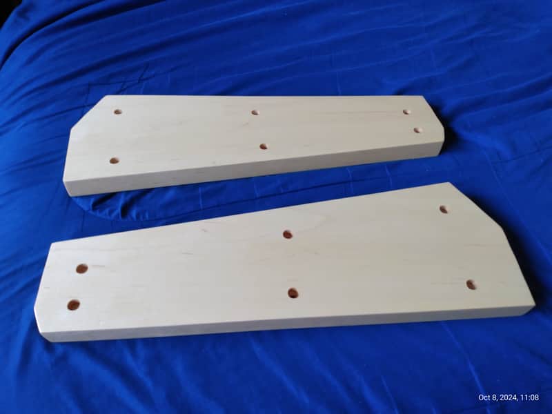 Custom Solid Maple side panels for Yamaha Motif XF8, XS8 by niksGear