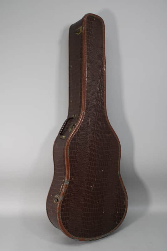 1950's/1960's Gibson LG-Style 'Alligator' Case Brown image 1