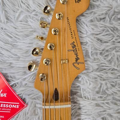 Fender Ltd Edition Vintera III Late '50s Stratocaster, Maple board, White Blonde image 5