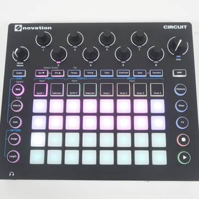 Novation Circuit Groovebox 2 Synth Tracks + 4 Drum Tracks Built-in Speaker w/ 100-240V PSU image 2