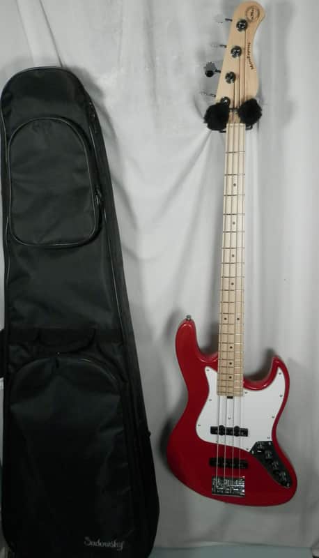 Sadowsky MetroExpress 21fret Maple Fretboard Vintage J/J Candy Apple Red Metallic High Polish w/ bag image 1