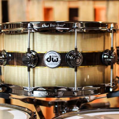 DW Collector's 333 Sycamore Ziricote Inlay Drum Set - 22,10,12,14,16,14sn - SO#1370116 image 9