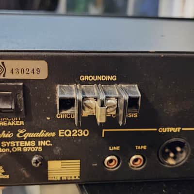 Biamp EQ230 Rackmount 15-Band EQ Equalizer 1990s - Black image 4