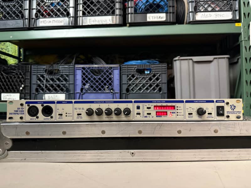 Brainstorm Electronics SR-15+ Time Code Distripalyzer analyzer distributor stripper image 1