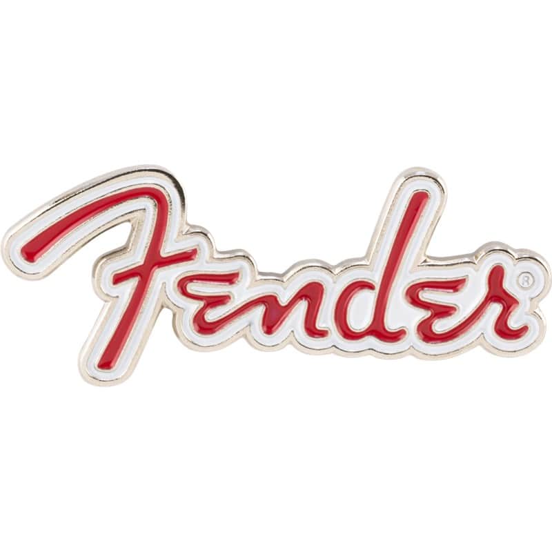 Fender Red Logo Enamel Pin image 1
