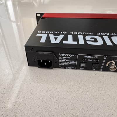 Behringer Ultragain Digital ADA8200 8-Channel Mic Preamp with AD/DA Converter 2013 - Present - Black / Red image 5
